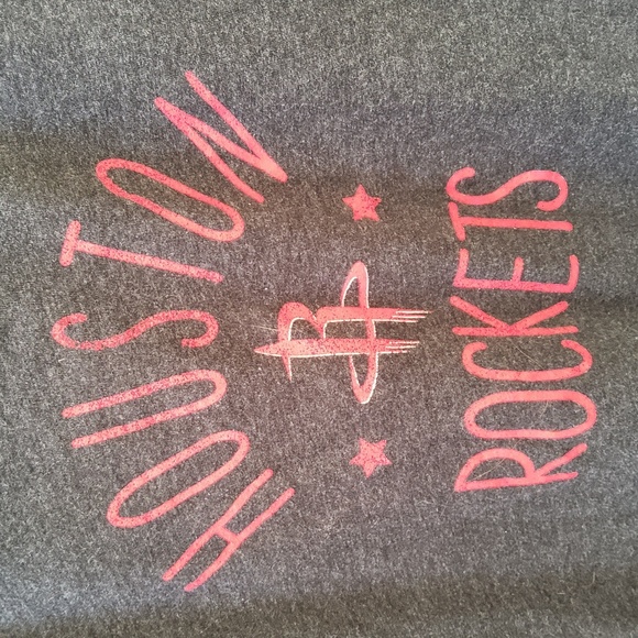 47 Women's Houston Rockets Charcoal Tee Size Large - Picture 3 of 4